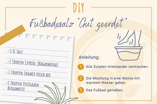 Fußbadesalz "Gut geerdet"