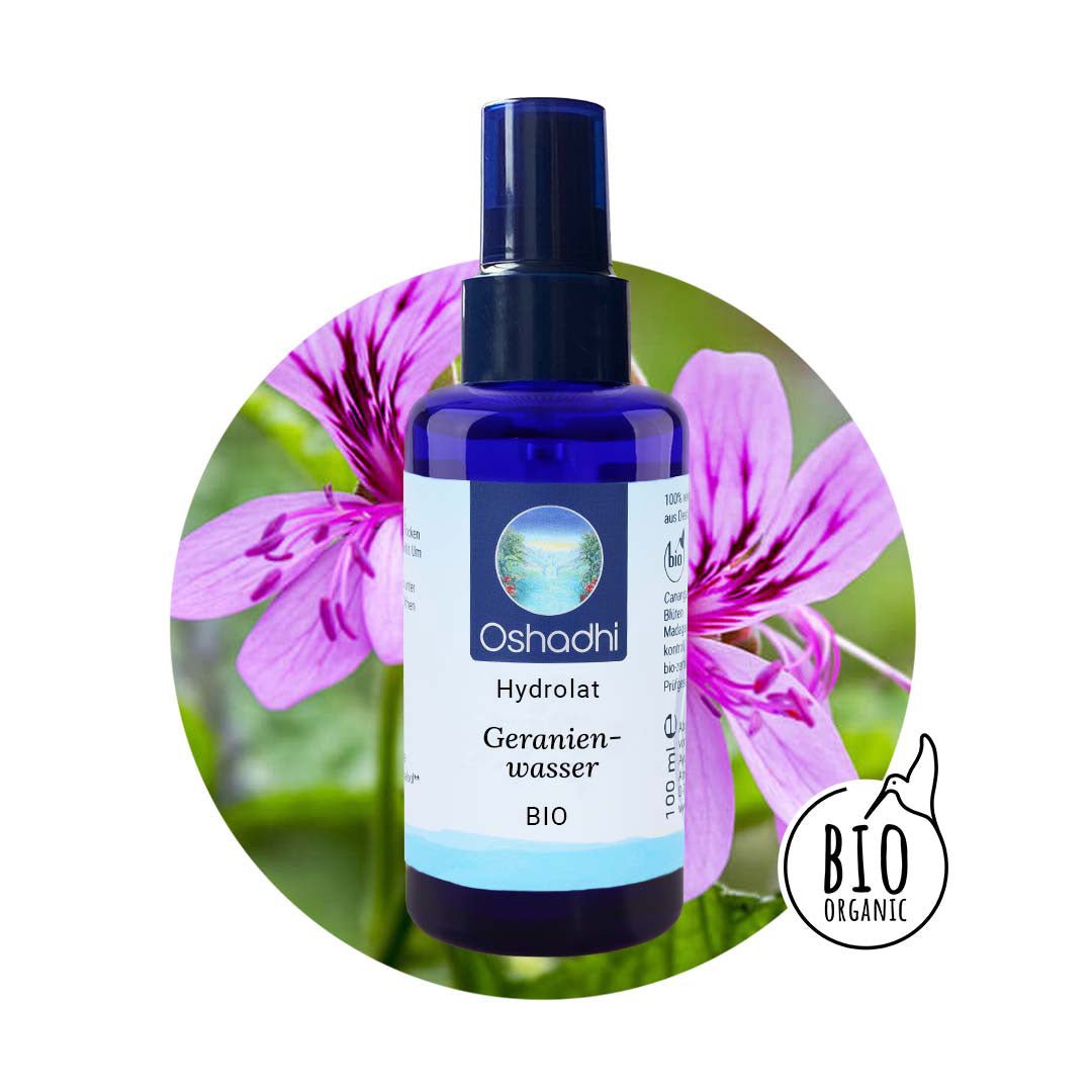 Geranienwasser (Echte Geranie, Felsenstorchschnabel) bio