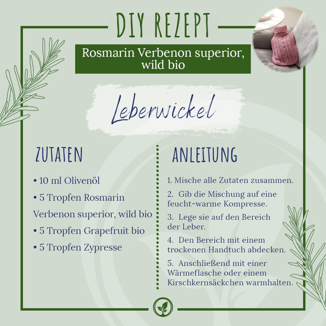 Rosmarinöl (Verbenon) superior, wild EU-bio