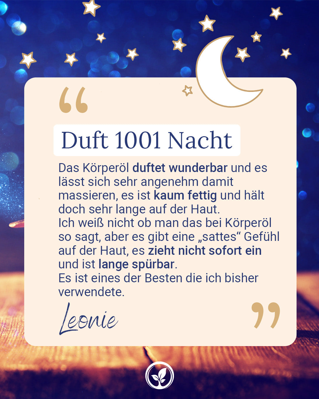 1001 Nacht Körperöl Bio