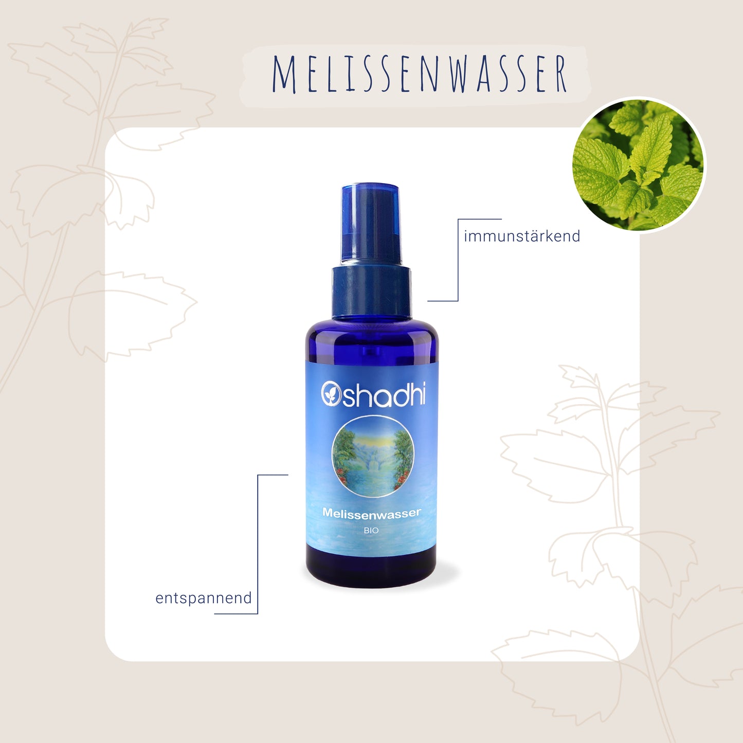 Melissenwasser EU-bio