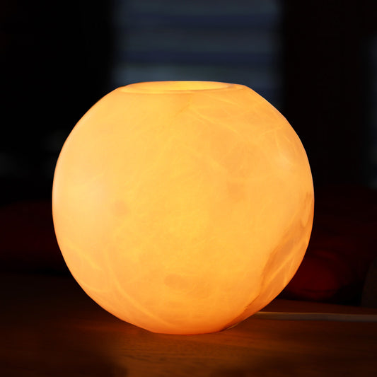 Moonlight Alabaster-Lampe gross