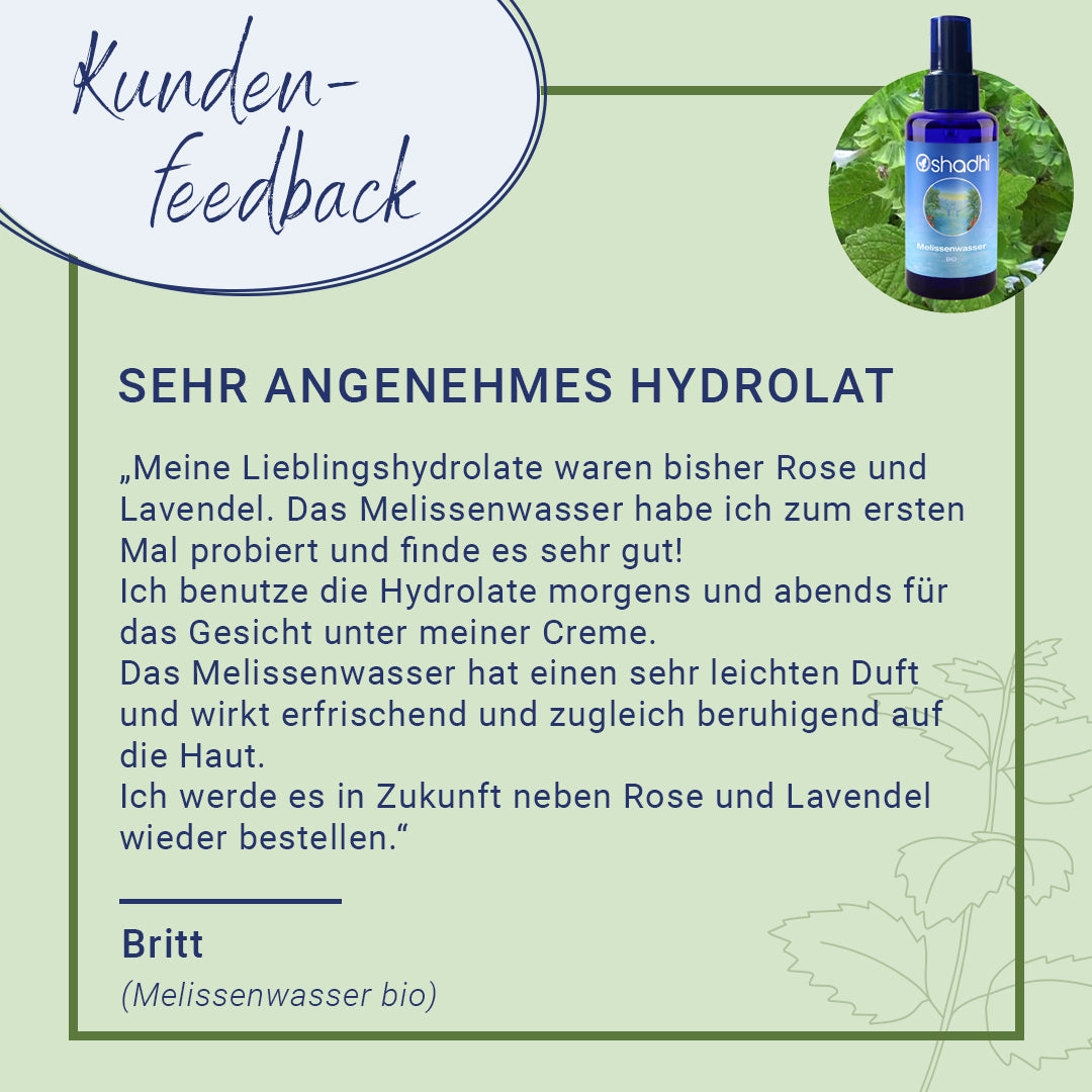 Melissenwasser EU-bio