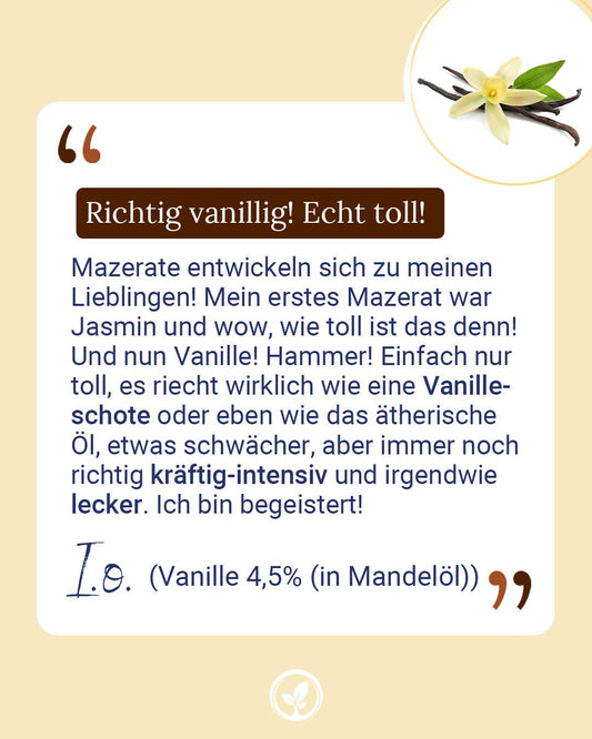 Vanille 4,5 % (in Mandelöl) EU-bio