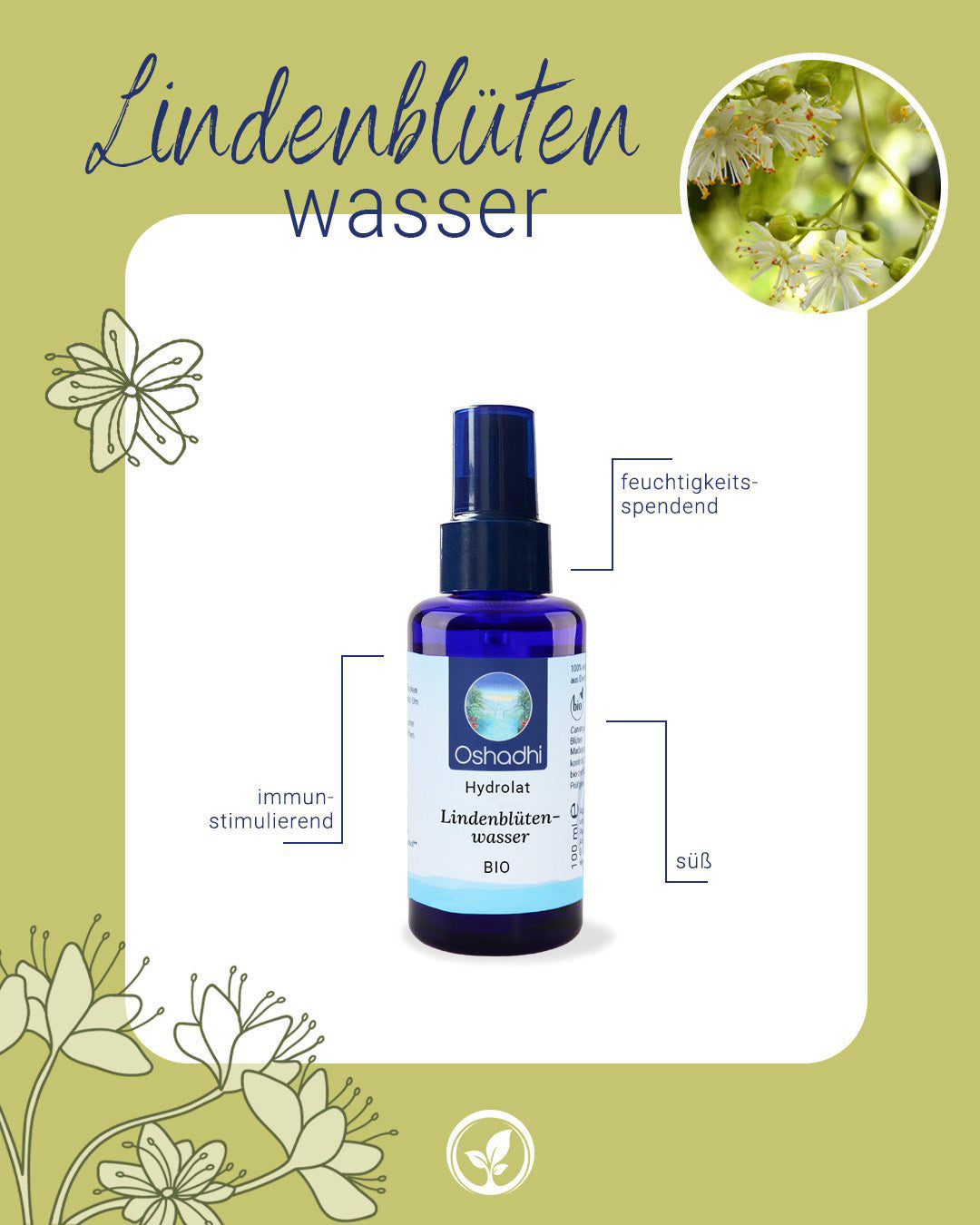 Lindenblütenwasser EU-Bio