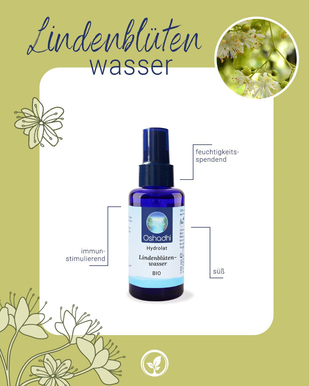 Lindenblütenwasser EU-Bio