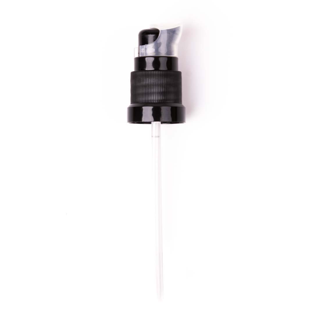 50ml Flasche braun mit schwarzem Pumper