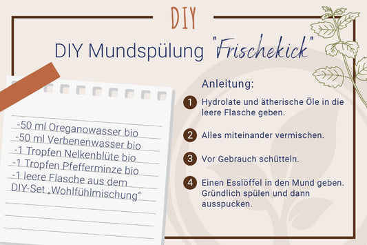 DIY Mundspülung "Frischekick"