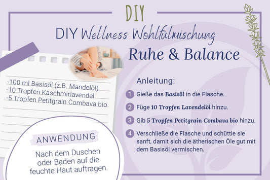 Wellness Mischung: Ruhe & Balance