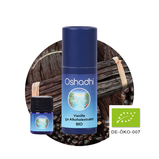 Vanilleöl 5x Alkoholextrakt EU-bio (vol. 75%)