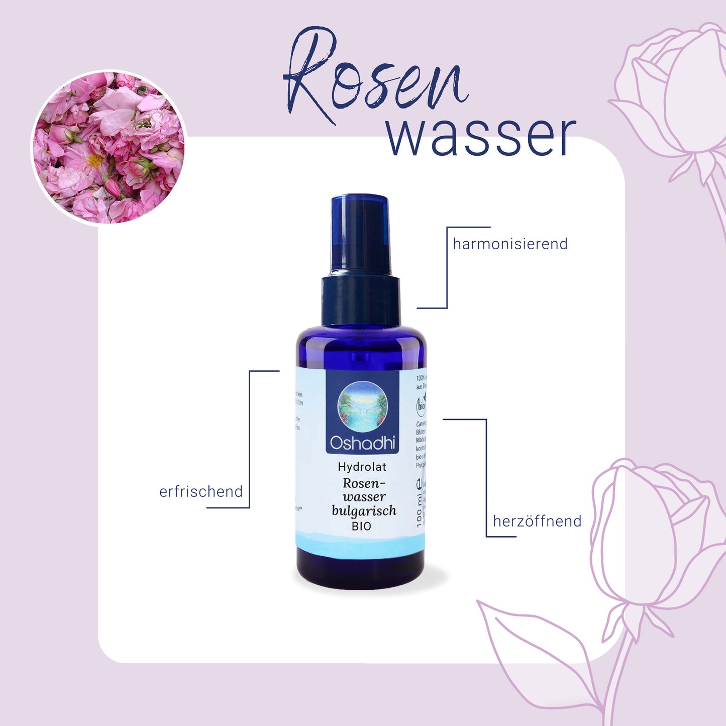 Rosenwasser, bulgarisch EU-bio