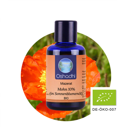 Mohn 10% (in Sonnenblumenöl) EU-bio