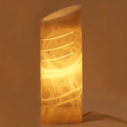 Lotuslicht Alabaster-Lampe