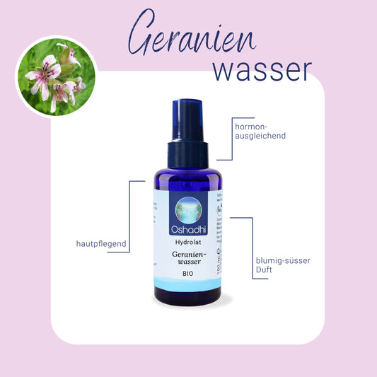 Geranienwasser bio