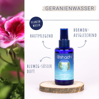 Geranienwasser bio