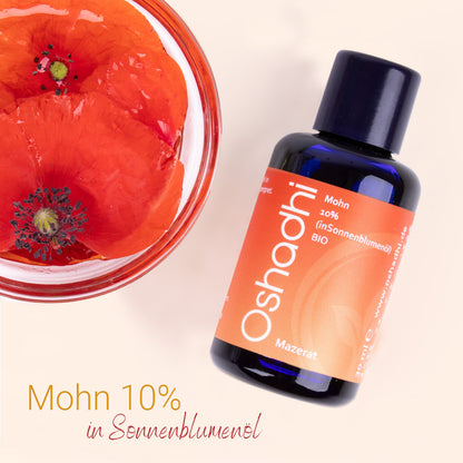 Mohn 10% (in Sonnenblumenöl) EG-bio