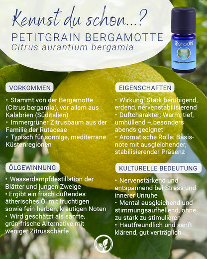 Petitgrainöl Bergamotte