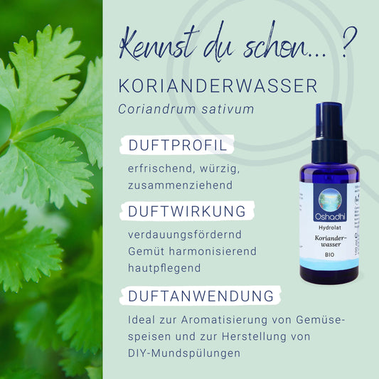 Korianderwasser EU-bio