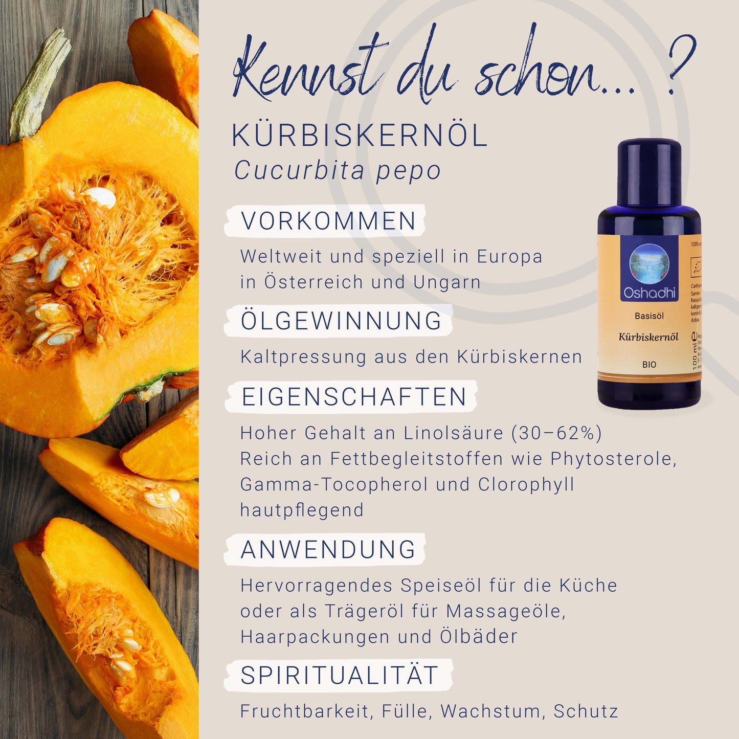 Kürbiskernöl EU-bio