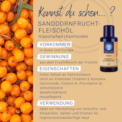 Sanddornfruchtfleischöl EU-bio