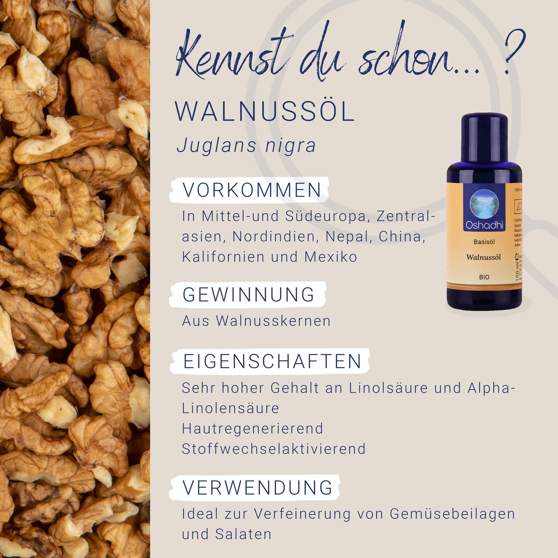 Walnussöl bio