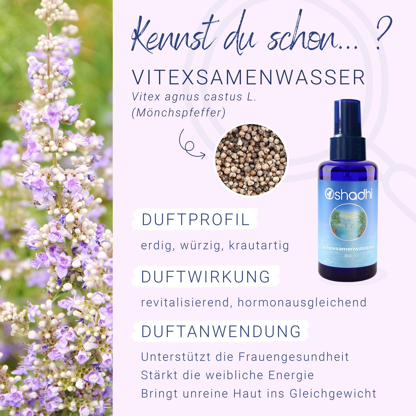 Vitexsamenwasser bio