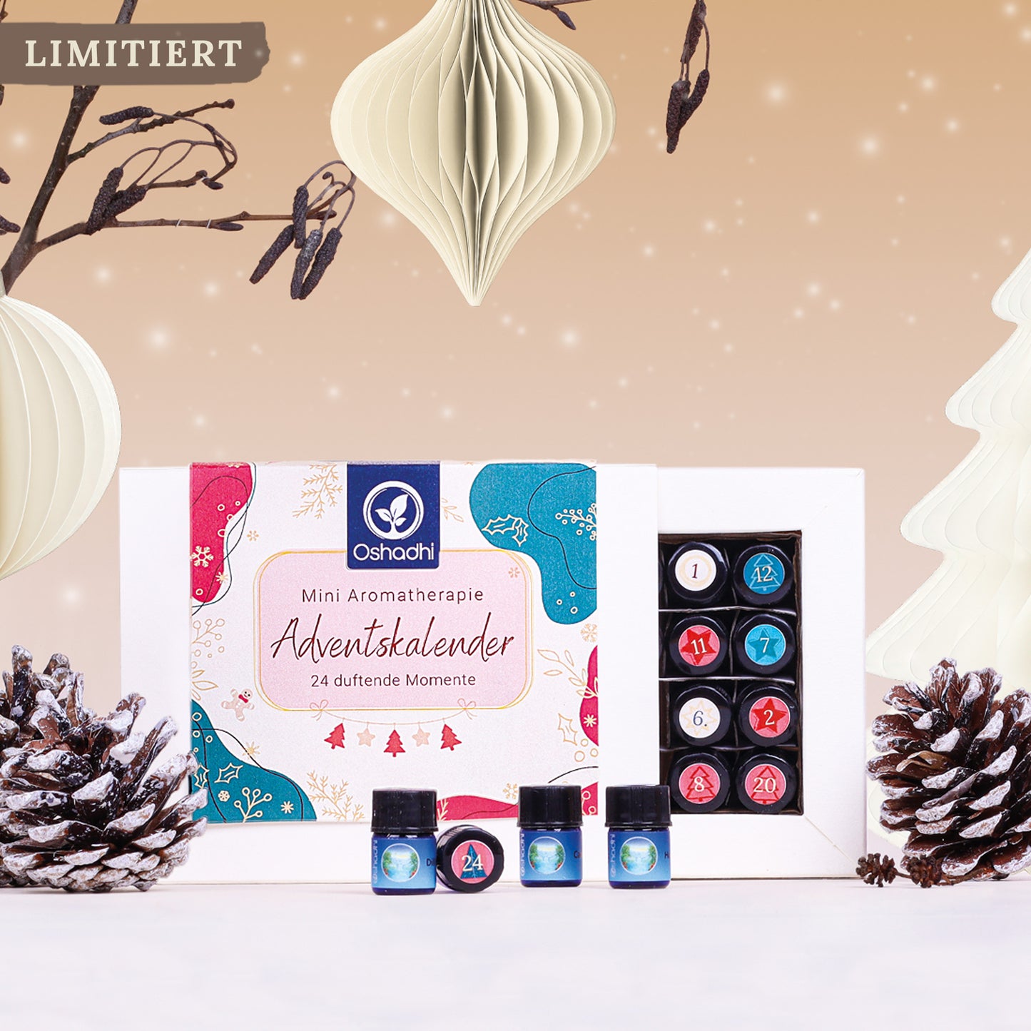 Mini Aromatherapie Adventskalender Ivory