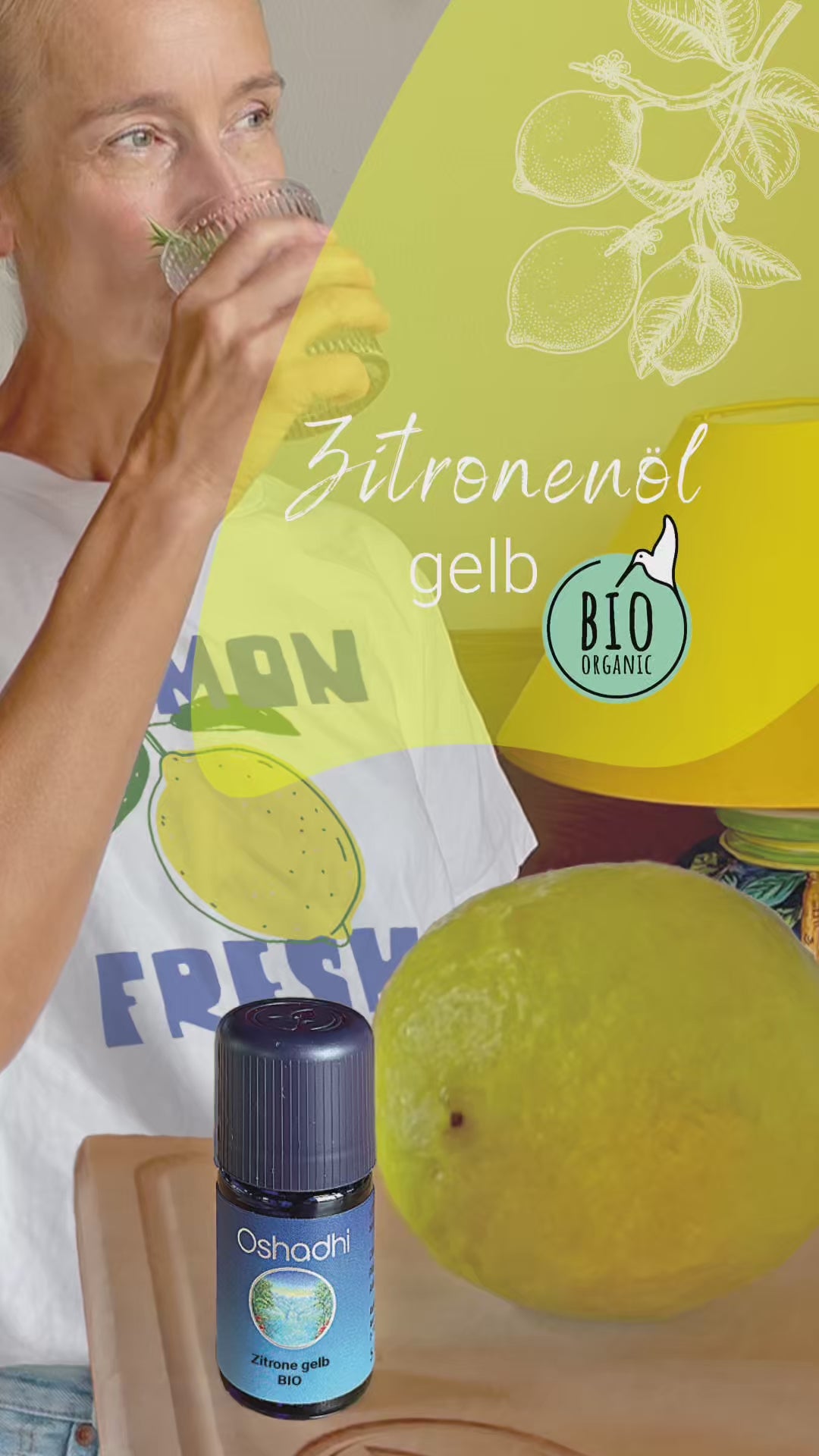 Zitronenöl gelb EU-Bio